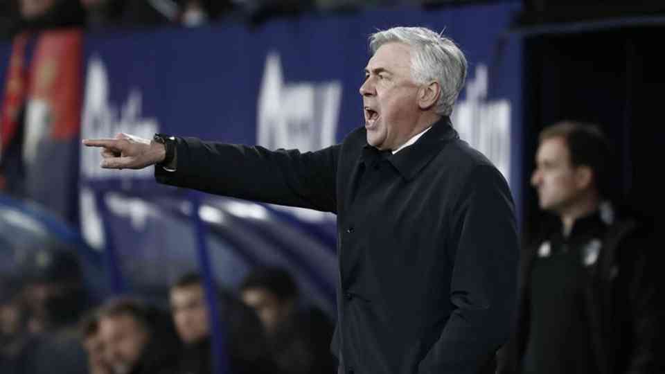 Ancelotti enojado