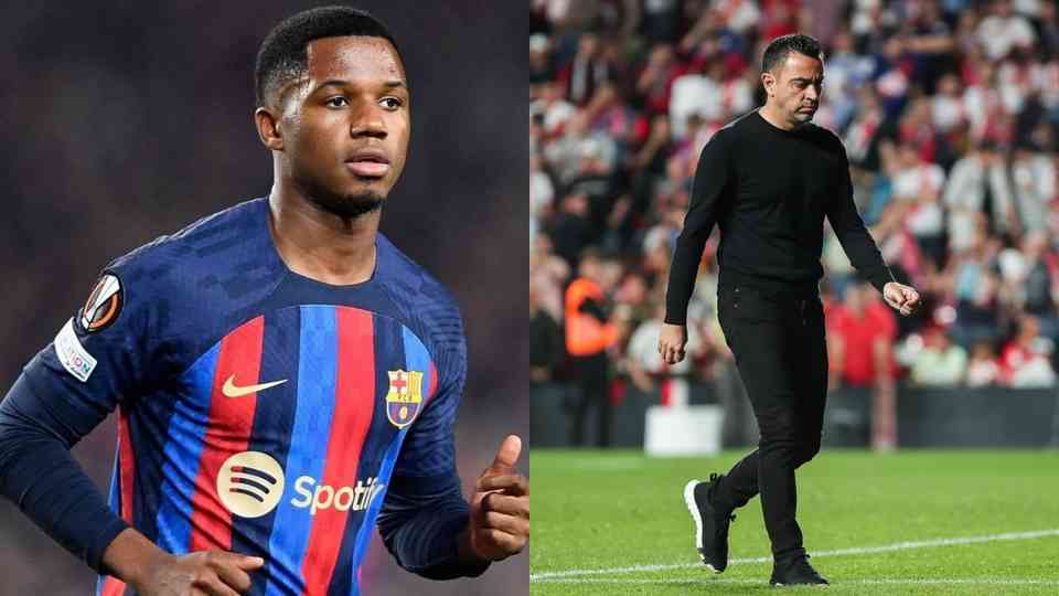 Ansu y Xavi