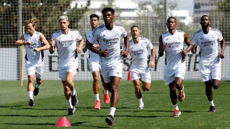 El Madrid se entrena