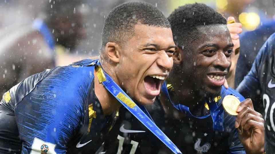 Mbappé y Demebélé