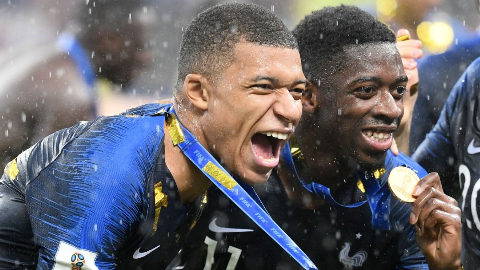 Mbappé y Demebélé