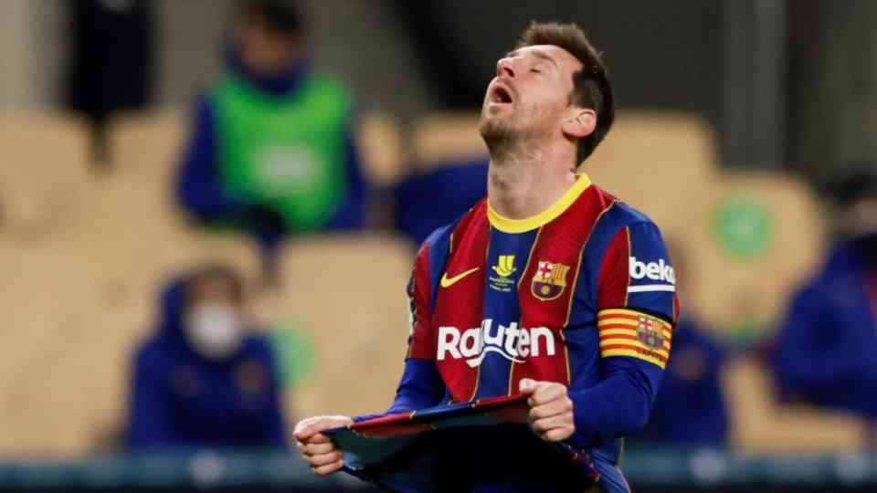 Messi se lamenta