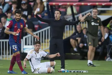 Xavi protestando