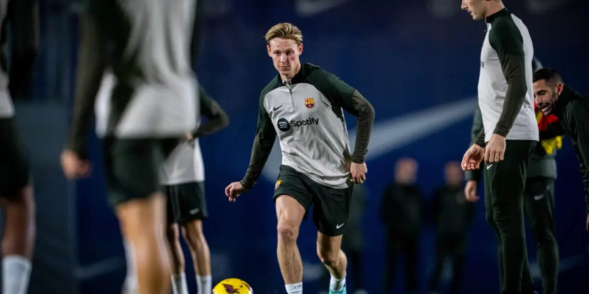 De Jong otra vez en el campo