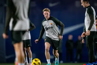 De Jong otra vez en el campo