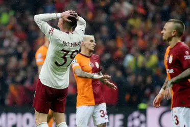 En la fecha de los partidazos en Champions, Manchester empató con Galatasaray 3 a 3