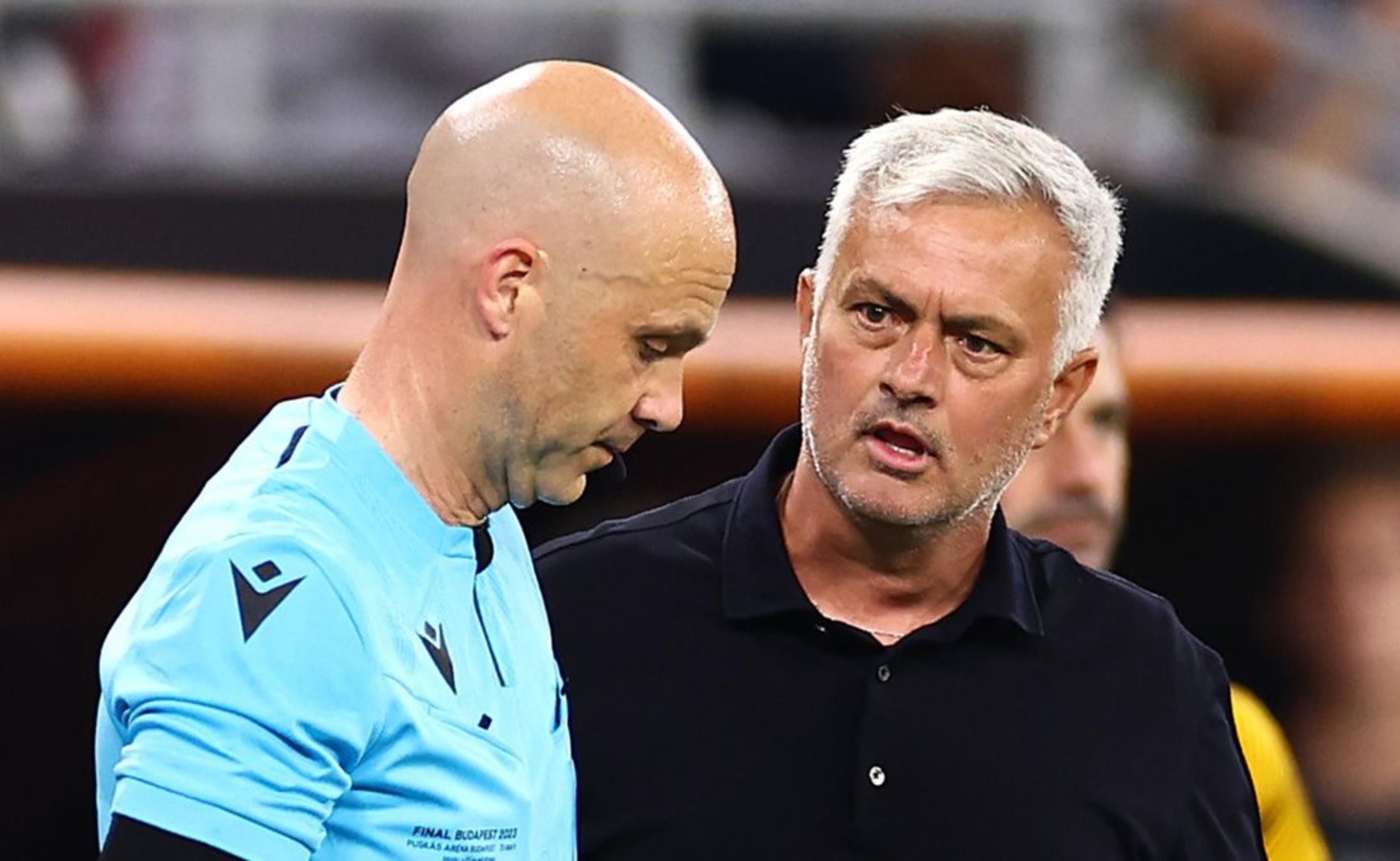 José Mourinho en la final de la Europa League de este año