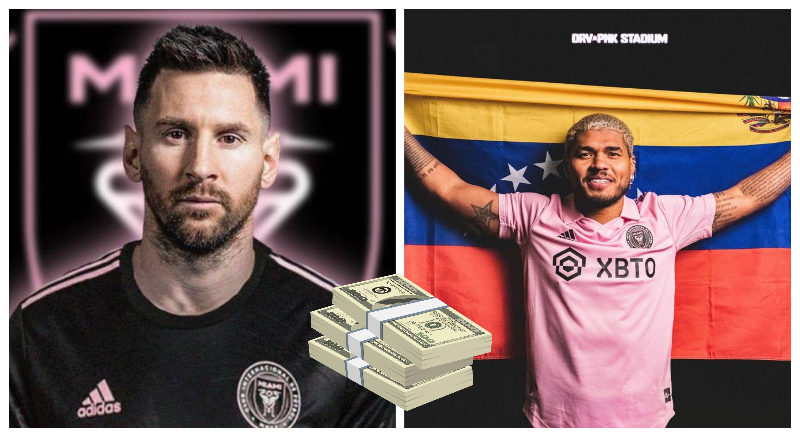 Mientras Messi ganará 50 millones, esto cobra Josef Martínez en Inter Miami